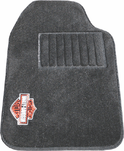 PlastiColor Carpeted Harley-Davidson Floor Mats with Nibs
