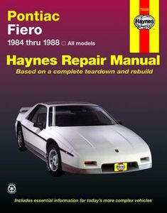 Pontiac Fiero Haynes Repair Manual (1984-1988)