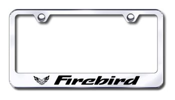 Pontiac Firebird Laser Etched Stainless Steel License Plate Frame