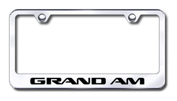 Pontiac Grand Am Laser Etched Stainless Steel License Plate Frame