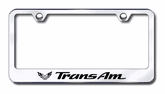 Pontiac Trans Am Laser Etched Stainless Steel License Plate Frame