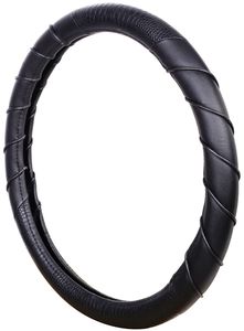 Power Grip Black Steering Wheel Cover