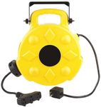 Professional Retractable Reel With 50 Ft. Triple Tap Cord (13 Amps)