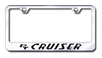 PT Cruiser Laser Etched Stainless Steel License Plate Frame