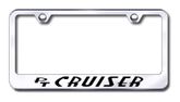 PT Cruiser Laser Etched Stainless Steel License Plate Frame