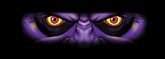 Purple Monster Rear Window Decal