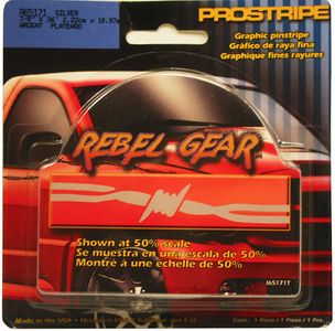 Prostripe Rebel Gear Silver Barbwire Pinstripe (7/8" x 36ft)