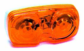 Rectangular Dual Bulb Clearance Light