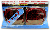 Red Lens Submersible Trailer LED Lighting Kit