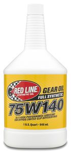 Red Line 75W140 Synthetic Gear Oil (1 Qt.)