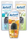 Refresh Odor Eliminating Dual Oil Scented Oil Wick Air Fresheners