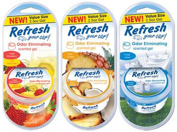 Refresh Odor Eliminating Gel Air Fresheners (2 oz)