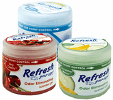 Refresh Odor Eliminating Gel Air Fresheners (4˝ oz)