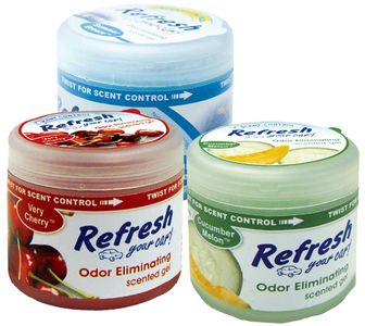 Refresh Odor Eliminating Gel Air Fresheners (4 oz)