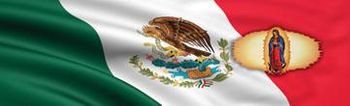 Right Side Lady On Mexican Flag Rear Window Decal