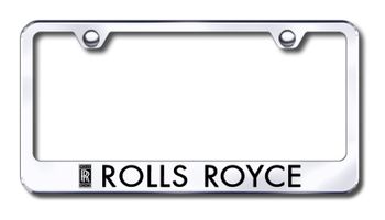 Rolls Royce Laser Etched Stainless Steel License Plate Frame
