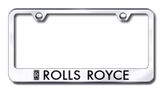 Rolls Royce Laser Etched Stainless Steel License Plate Frame