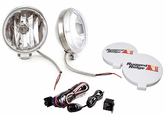Rugged Ridge 6" Slim Round 100 Watt Stainless Steel Fog Lamps Kit (Pair)