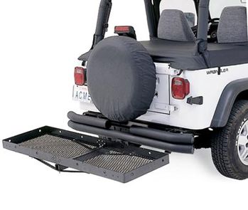 Rugged Ridge Black 20" X 60" Receiver Rack