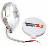 Rugged Ridge Single 6" Slim Round 100 Watt Fog Lamps