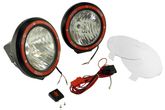 Rugged Ridge Two Black HID Off-Road Fog Lamps Kit