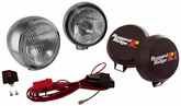 Rugged Ridge Two Stainless Steel HID 6" Off-Road Fog Lamps Kit