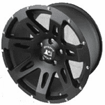 Jeep Wrangler JK 18" x 9" Satin Black Steel Wheel Frame (2007-2018)