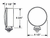 Single Face Red Signal  Light