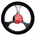Black Soft Grip Memory Foam Steering Wheel Cover