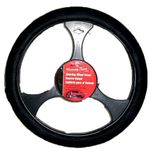 Black Soft Grip Memory Foam Steering Wheel Cover