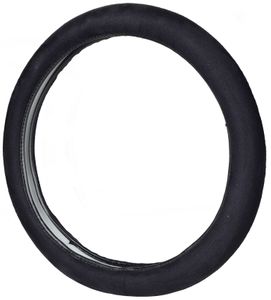 Soft Grip Truck Size Black Steering Wheel Cover