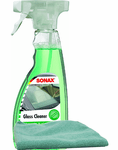 Sonax Clear Glass Cleaner (16.9 oz), Microfiber Cloth Kit