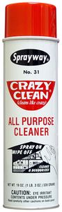 Sprayway Crazy Clean All Purpose Aerosol Cleaner (19 oz.)