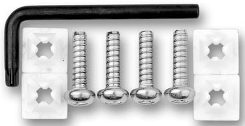 Stainless Steel Star Pin License Plate Fastener Kits