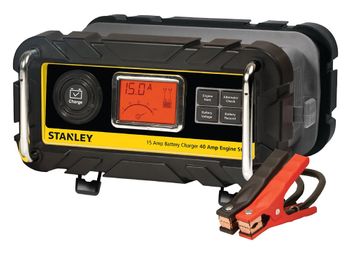 Stanley 15 Amp Bench Battery Charger 
