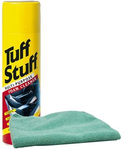STP Tuff Stuff Multi-Purpose Aerosol Cleaner (22 oz) & Microfiber Cloth Kit