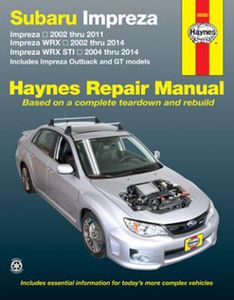 Subaru Impreza Haynes Repair Manual (2002-2014)