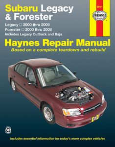 Subaru Legacy & Forester Haynes Repair Manual (2000-2009)