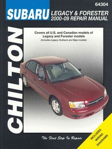 Subaru Legacy, Outback, Baja & Forester Chilton Manual (2000-2009)
