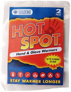 Subzero Hot Spot Hand & Glove Warmers