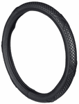Super Star Black Steering Wheel Cover