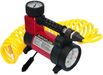 SuperFlow 12V Air Compressor with LED Light