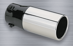 Superior Stainless Steel Round Bolt-On Exhaust Tip (1" to 2" x 8")