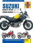 Suzuki DL650, DL650XT, SFV650 Haynes Repair Manual (2004-2019)