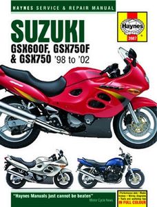 Suzuki GSX600F Haynes Repair Manual (1998 - 2002)