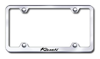Suzuki Kizashi Laser Etched Stainless Steel Wide License Plate Frame