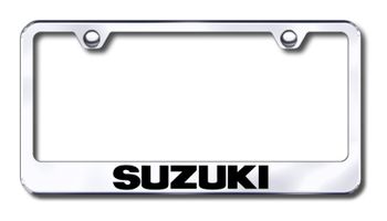Suzuki Laser Etched Stainless Steel License Plate Frame
