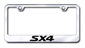 Suzuki SX4 Laser Etched Stainless Steel License Plate Frame
