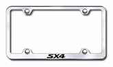 Suzuki SX4 Laser Etched Stainless Steel Wide License Plate Frame
