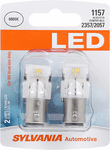 Sylvania 1157 LED Cool White Miniature Bulbs (Pair)